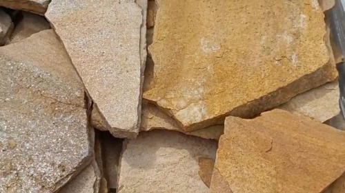 Плитняк златолит жёлтый для цоколя купить в Белорецке