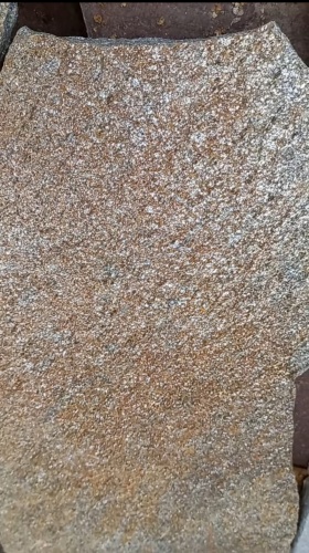 Плитняк златолит серебристый для цоколя, отмостки купить в Белорецке