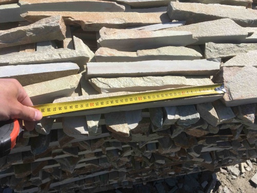 Горбушка златолит золотистый для облицовки купить в Белорецке