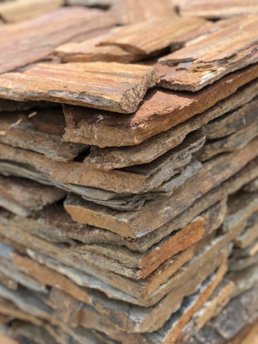 Плитняк кора дерева для облицовки